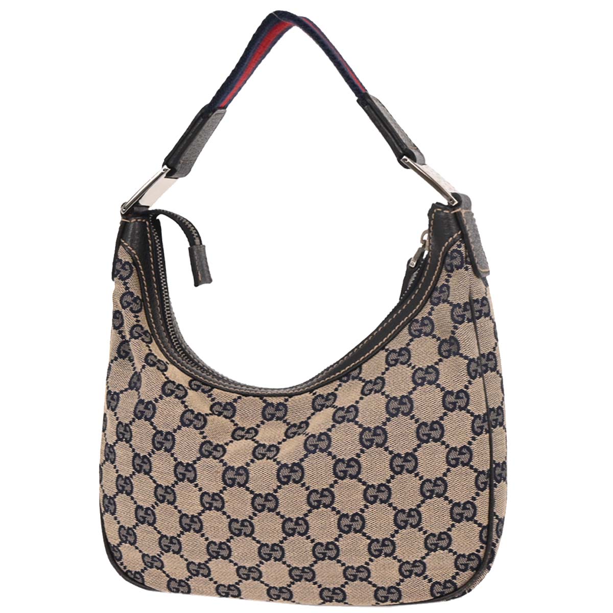 Gucci Beige Canvas GG Hobo Handbag