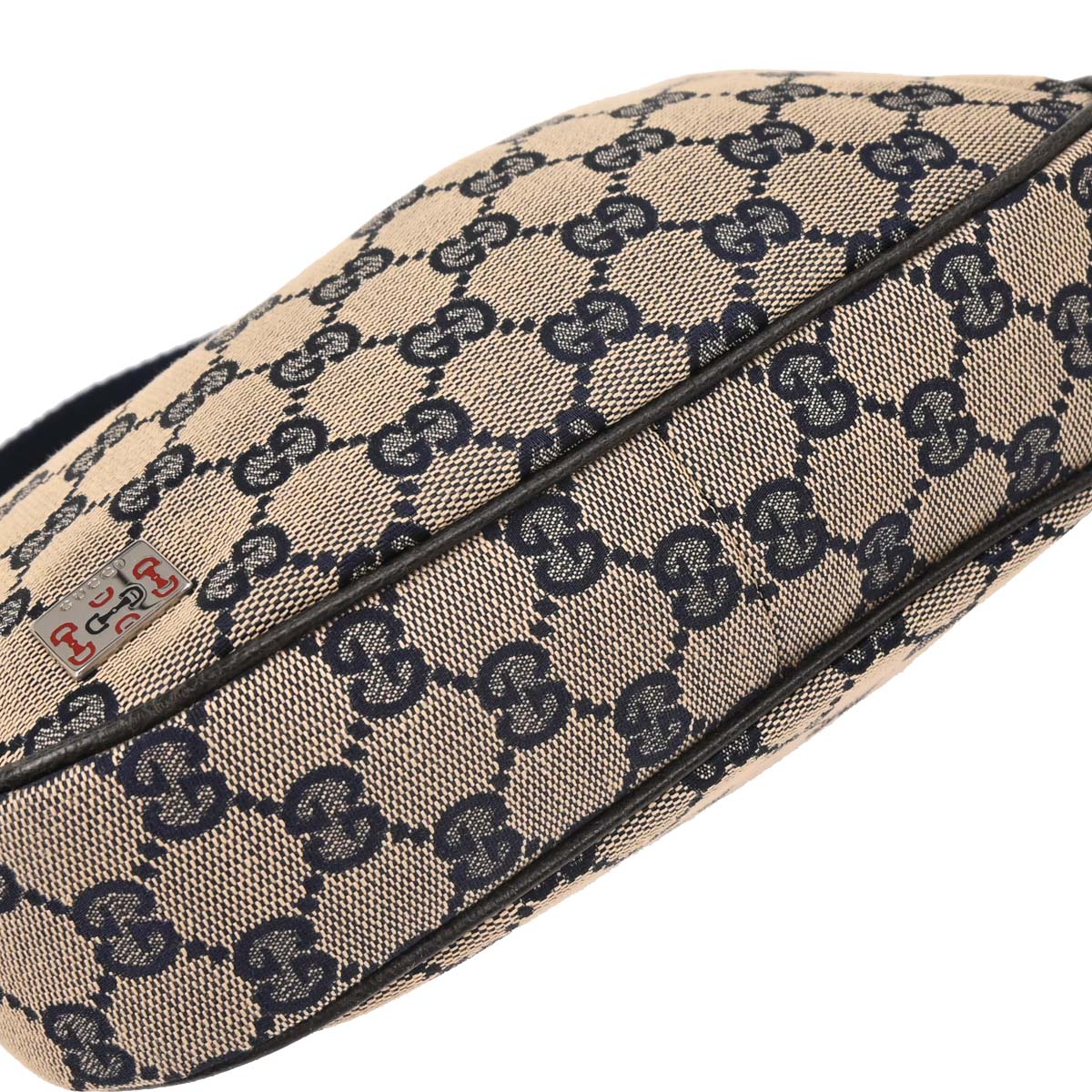 Gucci Beige Canvas GG Hobo Handbag