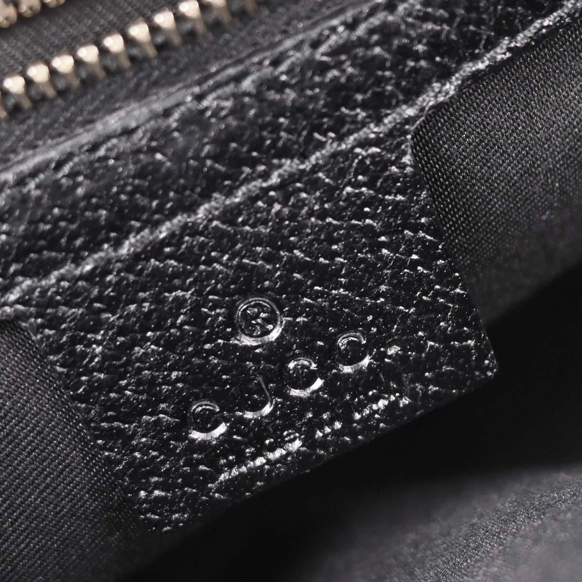 Gucci Black Canvas GG Jackie Tote Handbag