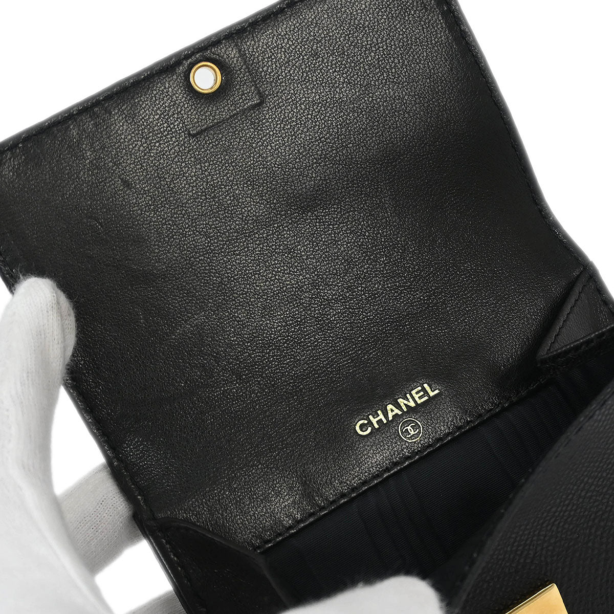 Chanel Black Caviar Wallet