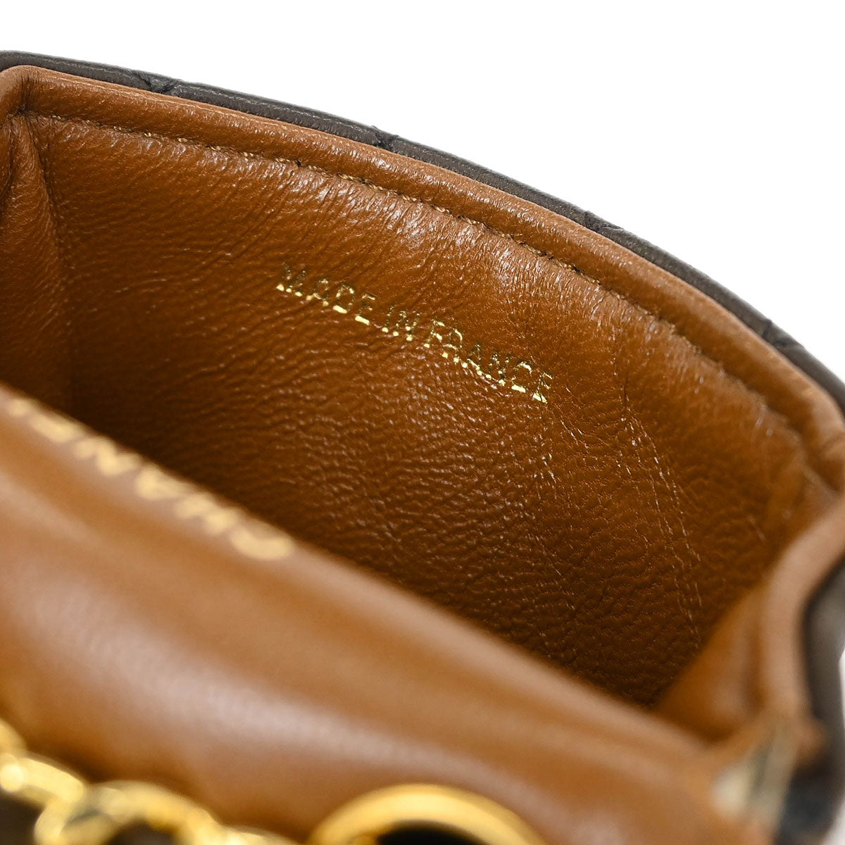 Chanel Brown Lambskin Classic Flap Micro Bum Belt Bag