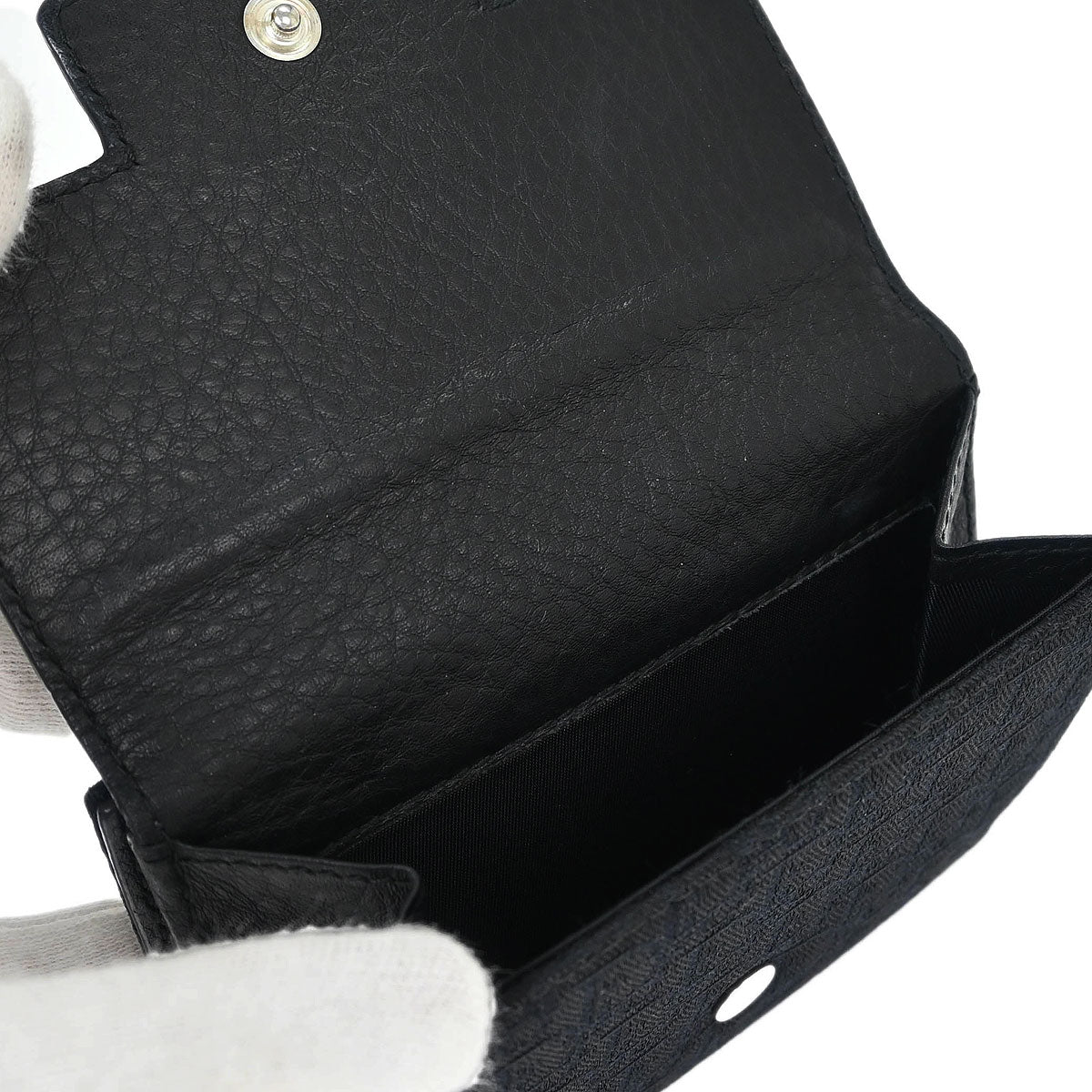 Christian Dior Black Street Chic Trotter Wallet