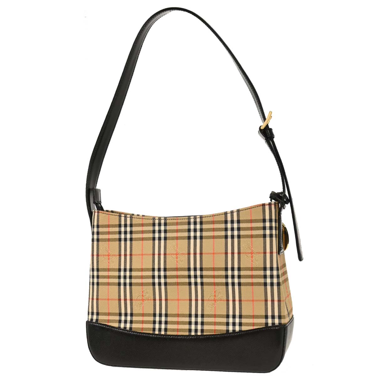 Burberry Beige Black House Check Shoulder Bag