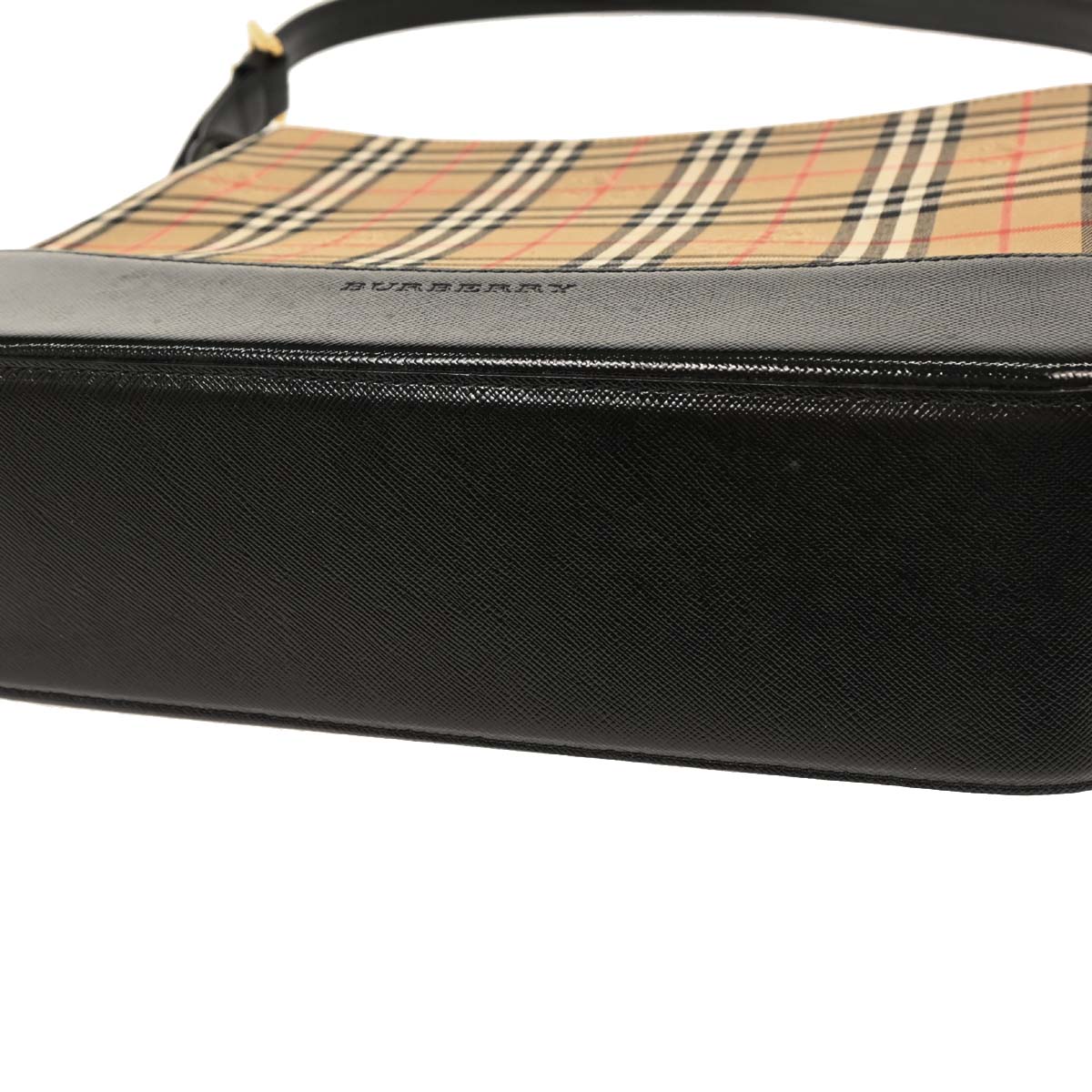 Burberry Beige Black House Check Shoulder Bag