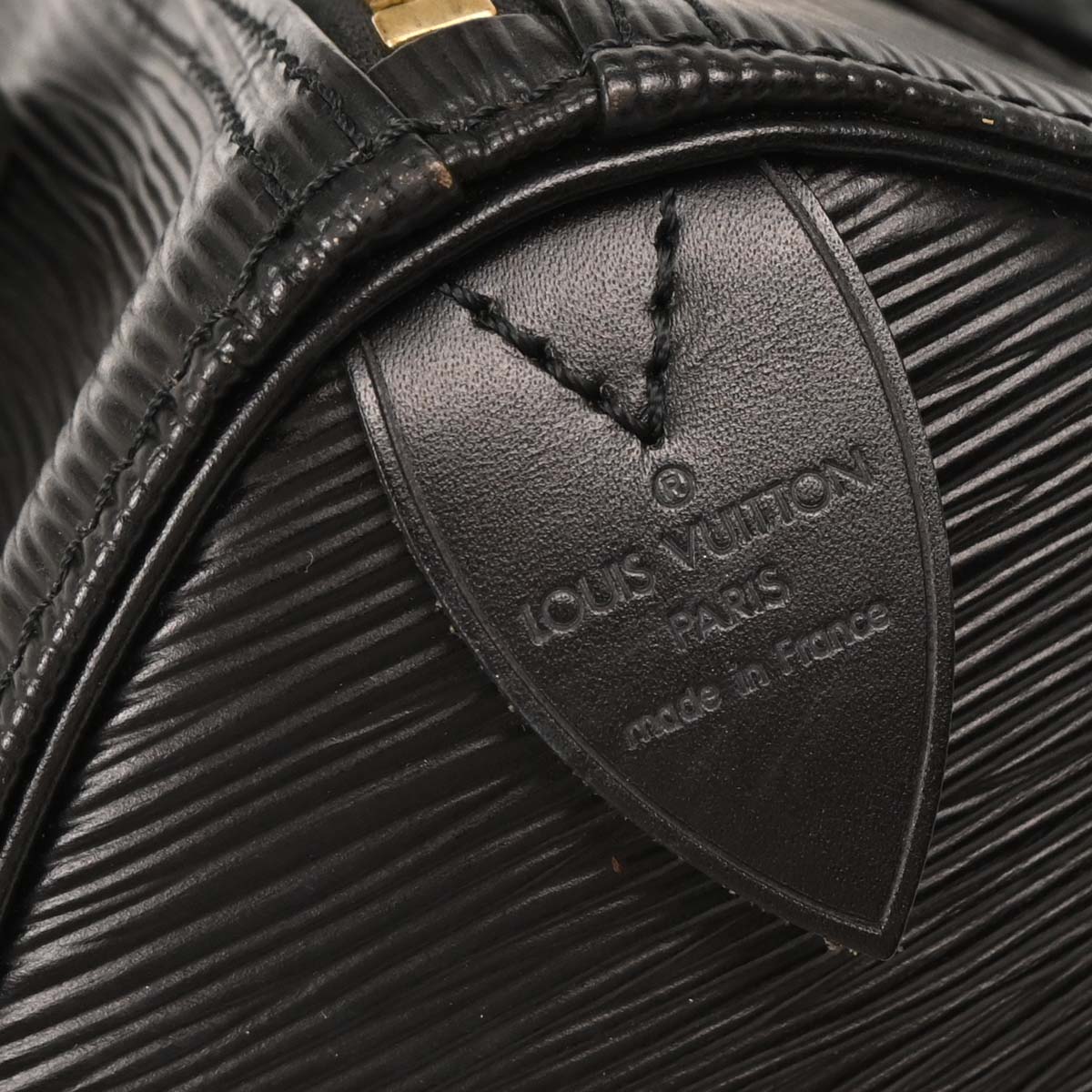 Louis Vuitton Black Epi Speedy 25 Handbag M43012