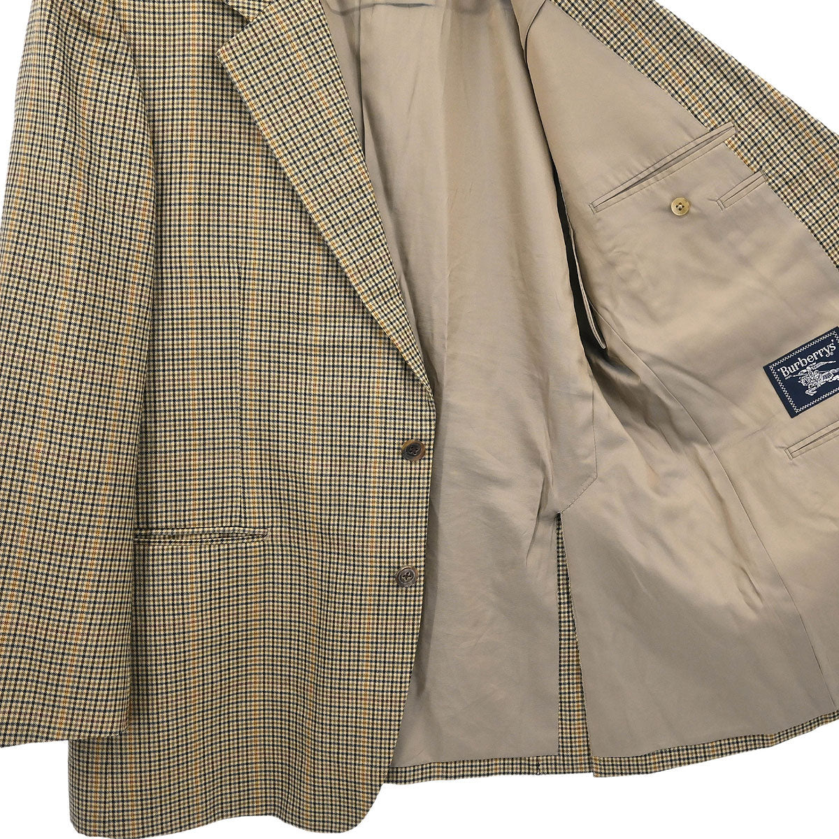 Burberrys Single Breasted Jacket Brown #52
