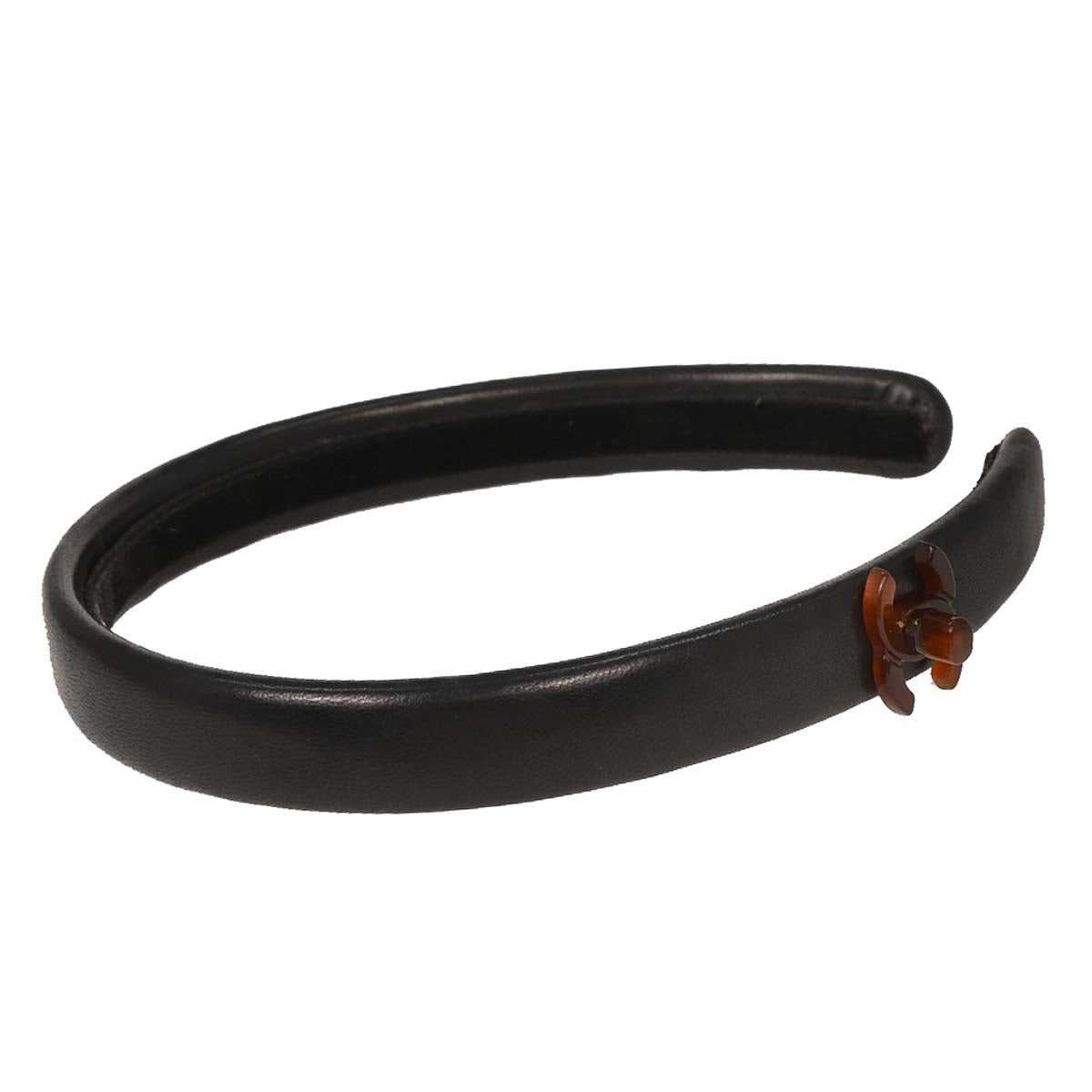 Chanel Turnlock Headband Hair Accessories Black
