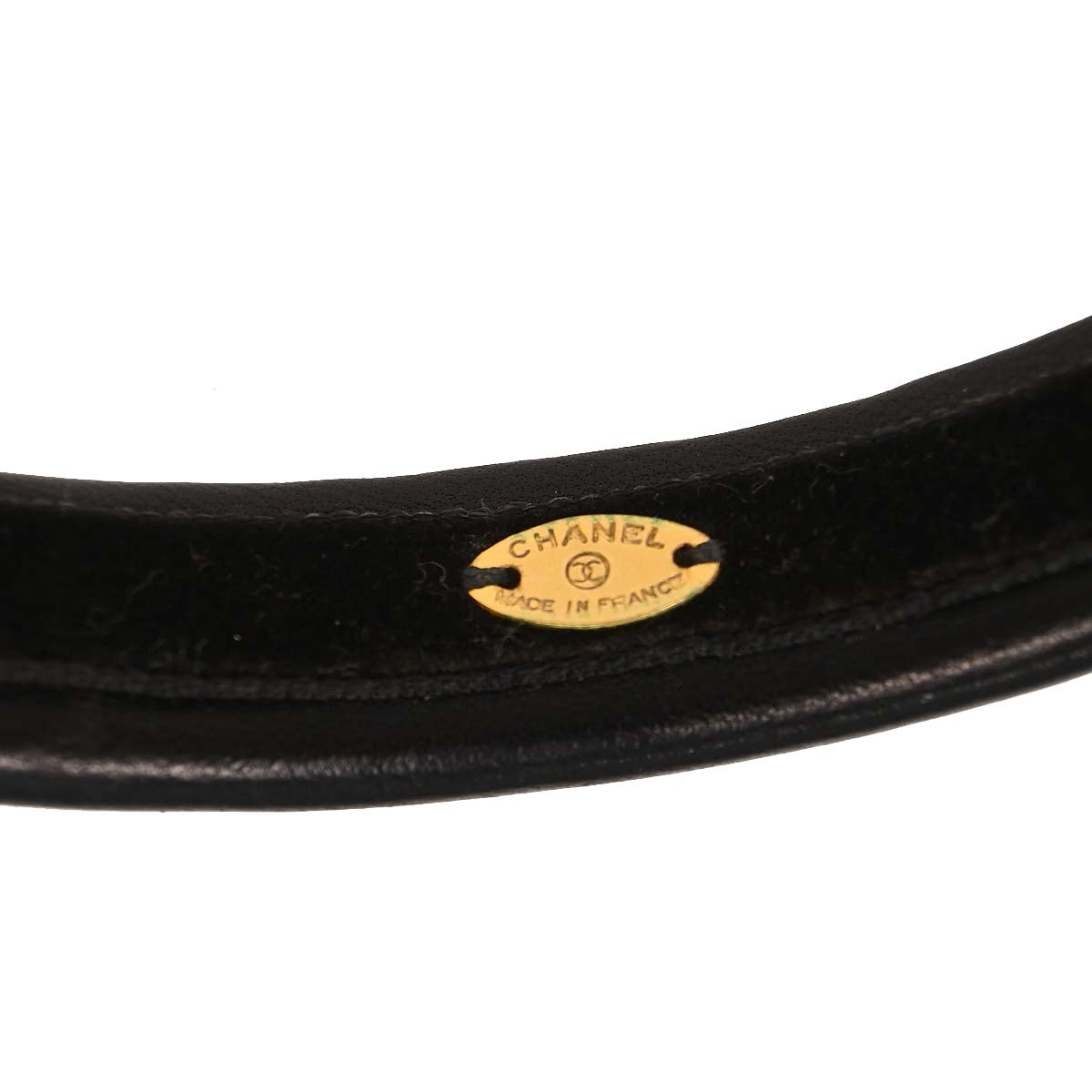 Chanel Turnlock Headband Hair Accessories Black
