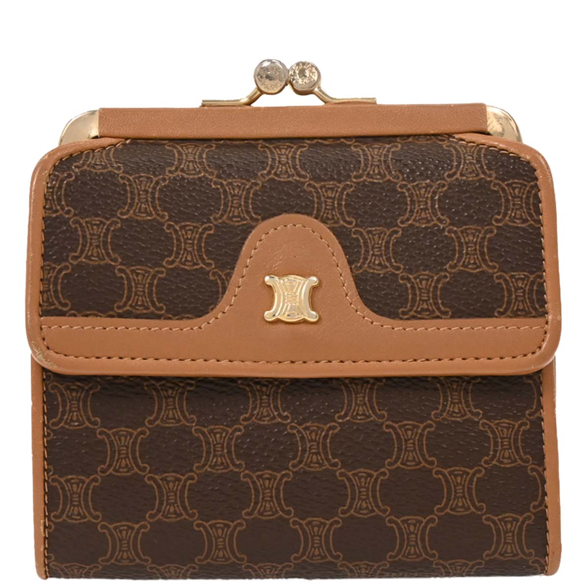 Celine Brown PVC Macadam Wallet