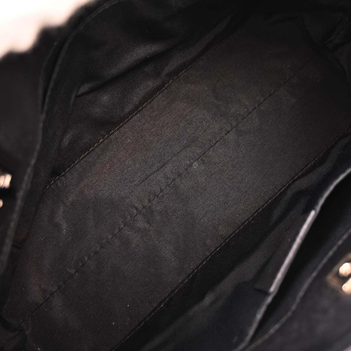 Gucci Black Canvas GG Tote Handbag