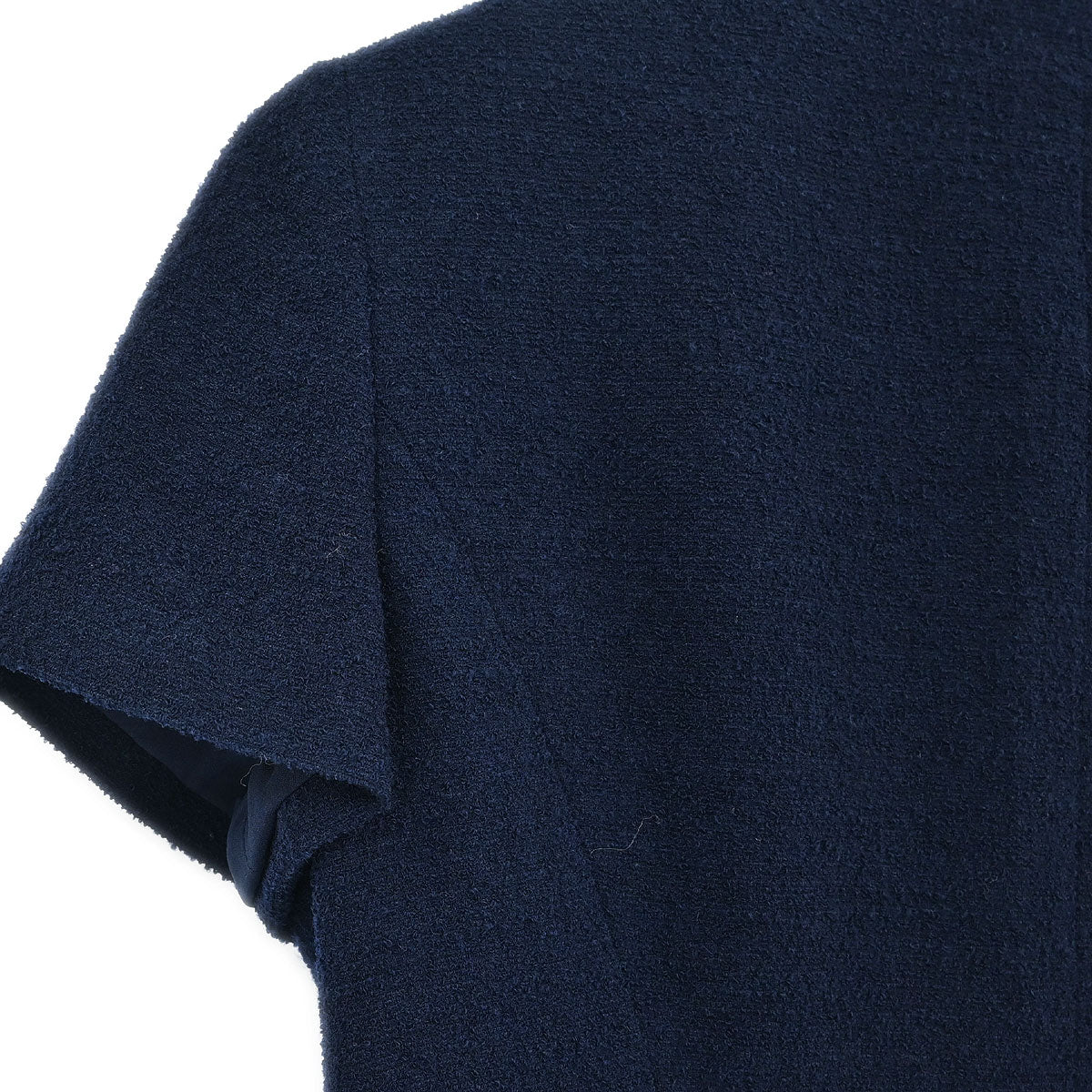 Chanel Single Breasted Jacket Navy #38