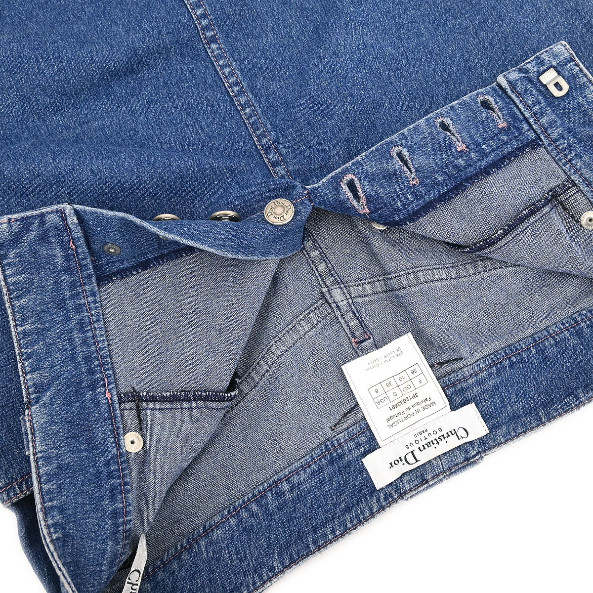 Christian Dior Denim Skirt Blue #38