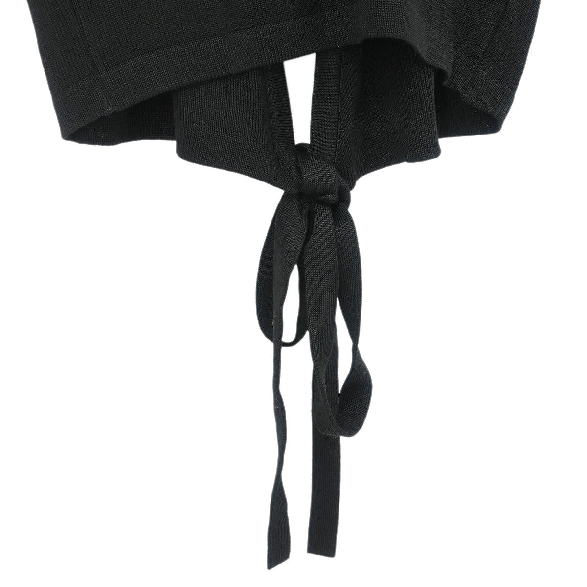 Chanel Short Sleeve Wrap Top Black #38