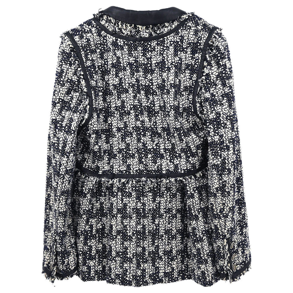 Chanel Set Jacket Vest Black #40