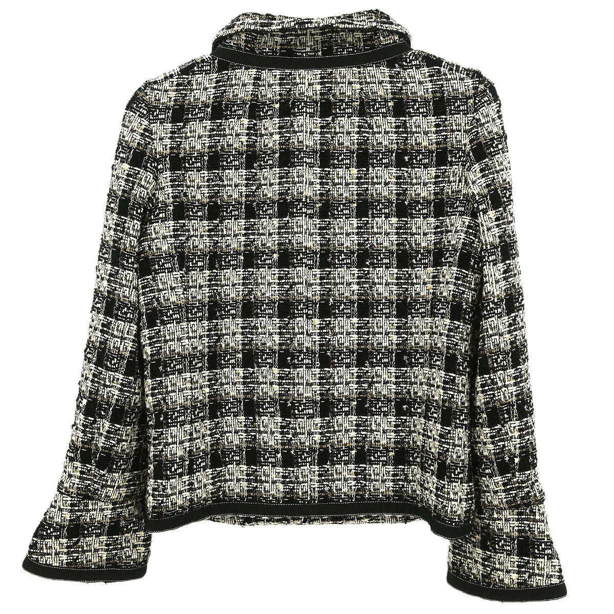 Chanel Single Breasted Jacket Black #38
