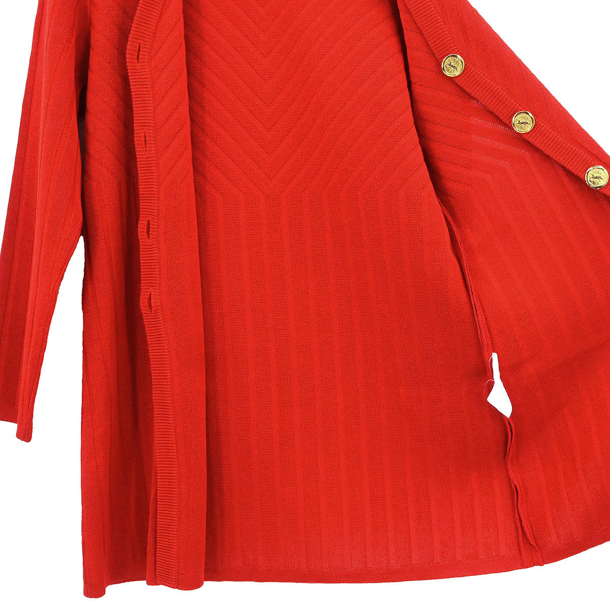Yves Saint Laurent Cardigan Red #M