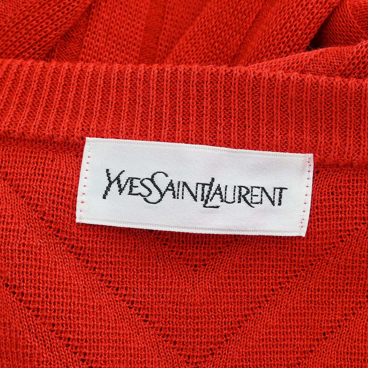 Yves Saint Laurent Cardigan Red #M