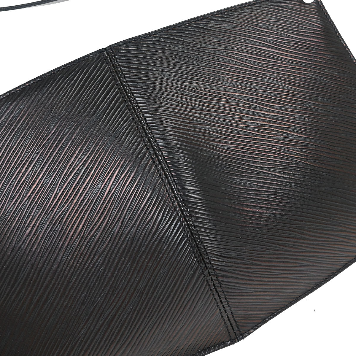 Louis Vuitton Black Epi Pochette Demi-lune Handbag M52622