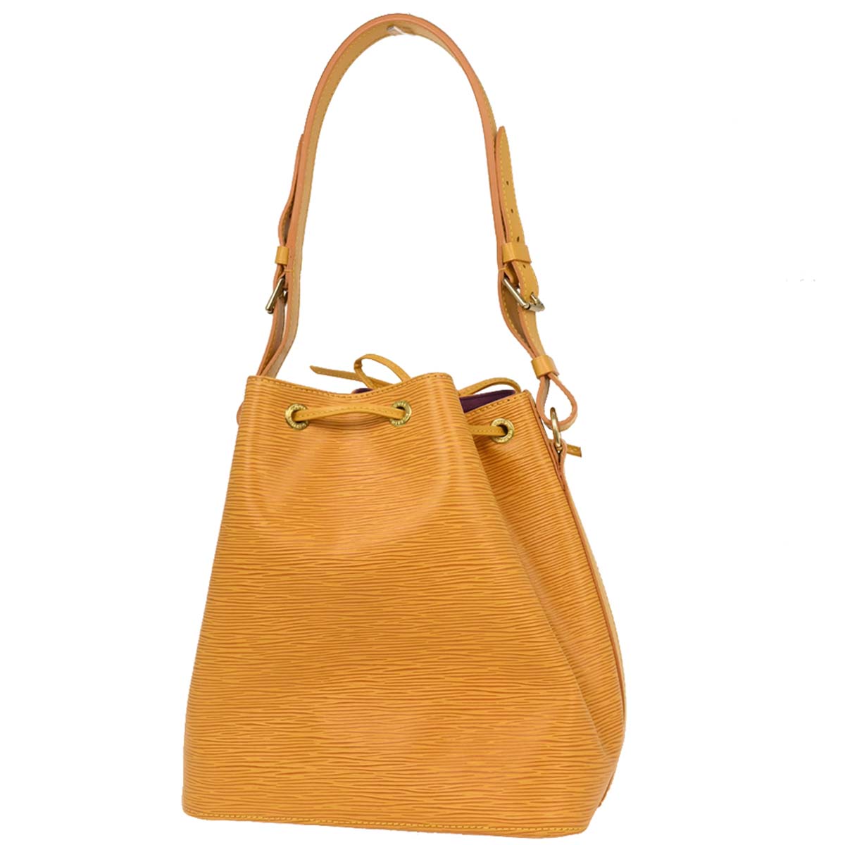 Louis Vuitton Yellow Epi Petite Noe Bucket Shoulder Bag M44109