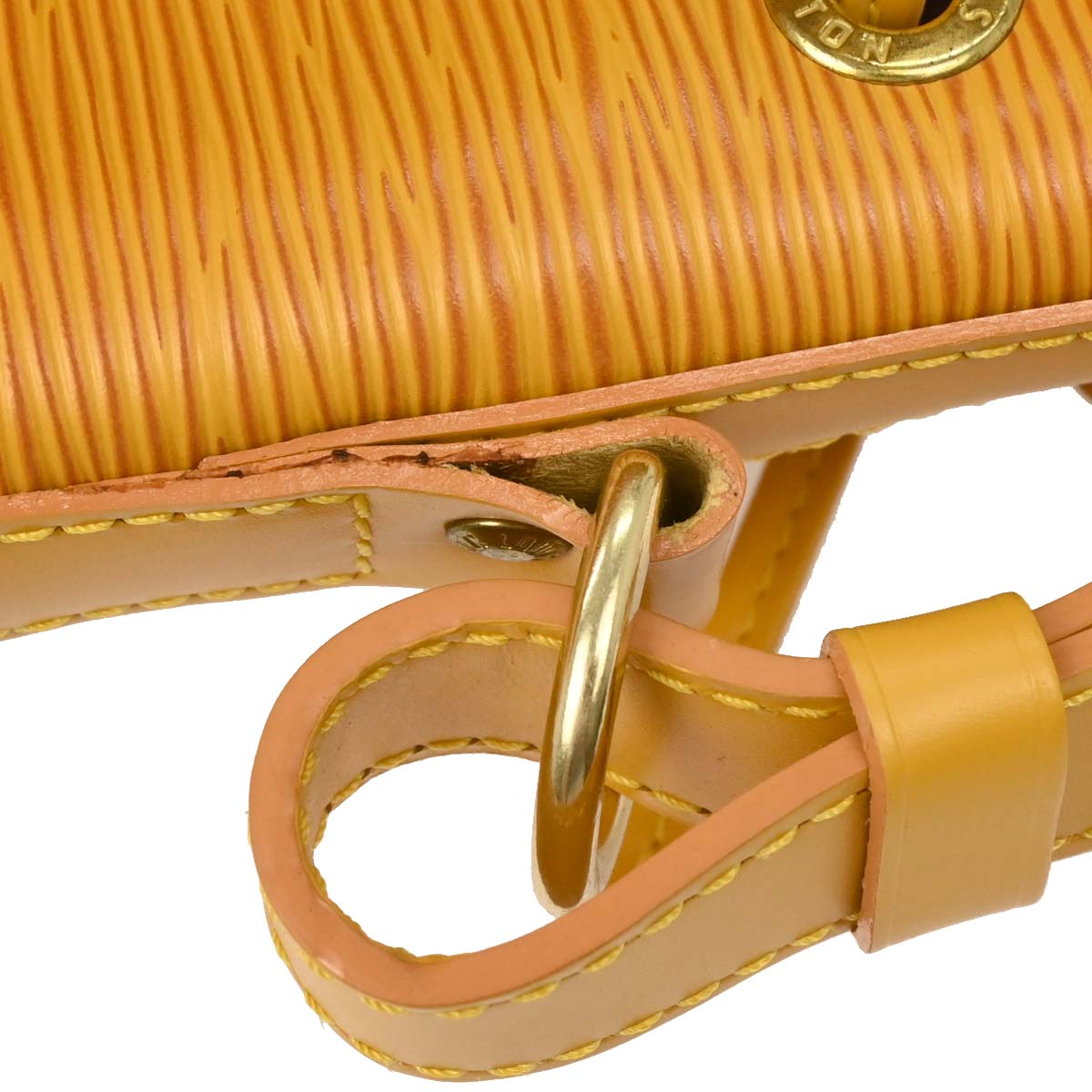 Louis Vuitton Yellow Epi Petite Noe Bucket Shoulder Bag M44109