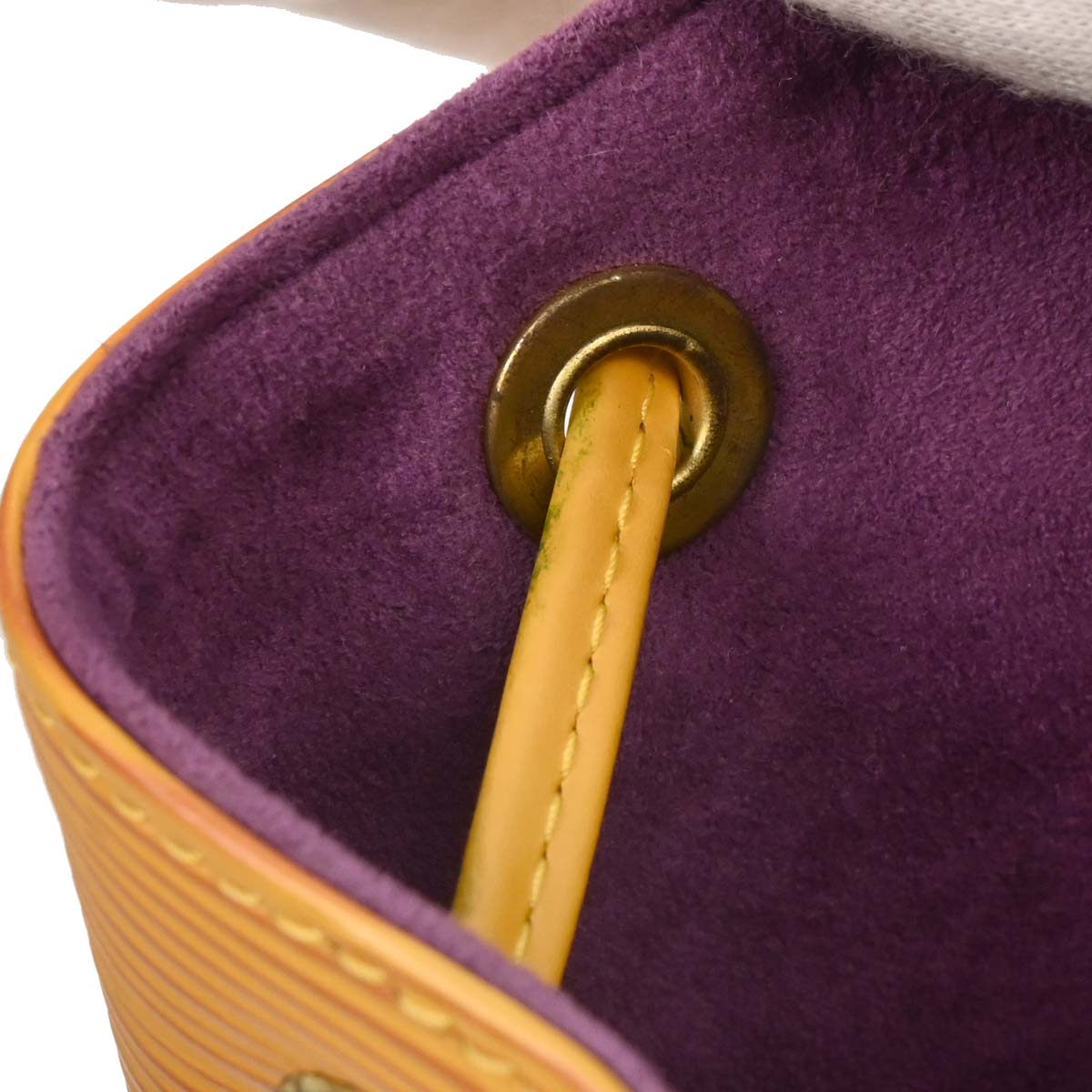 Louis Vuitton Yellow Epi Petite Noe Bucket Shoulder Bag M44109