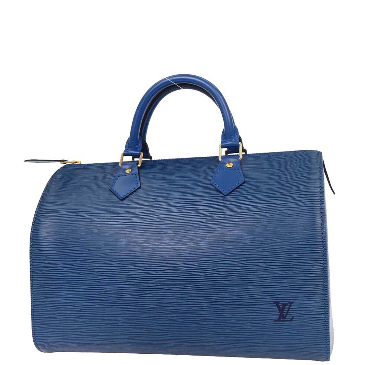 Louis Vuitton Blue Epi Speedy 30 Handbag M43005