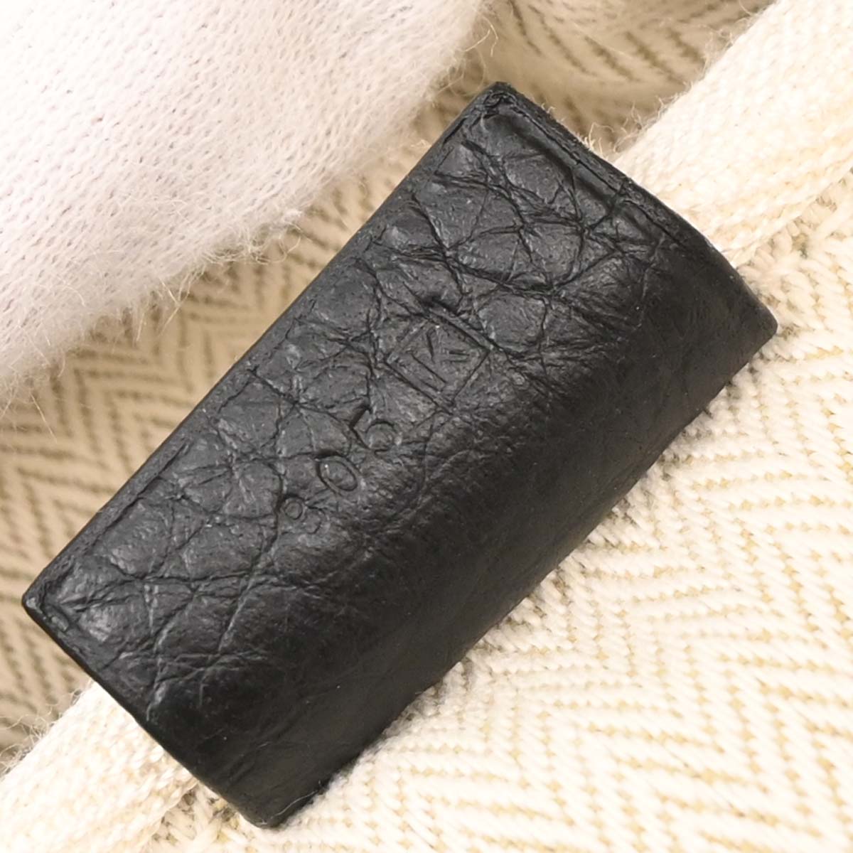 Hermes Black Taurillon Clemence Victoria 43 Handbag