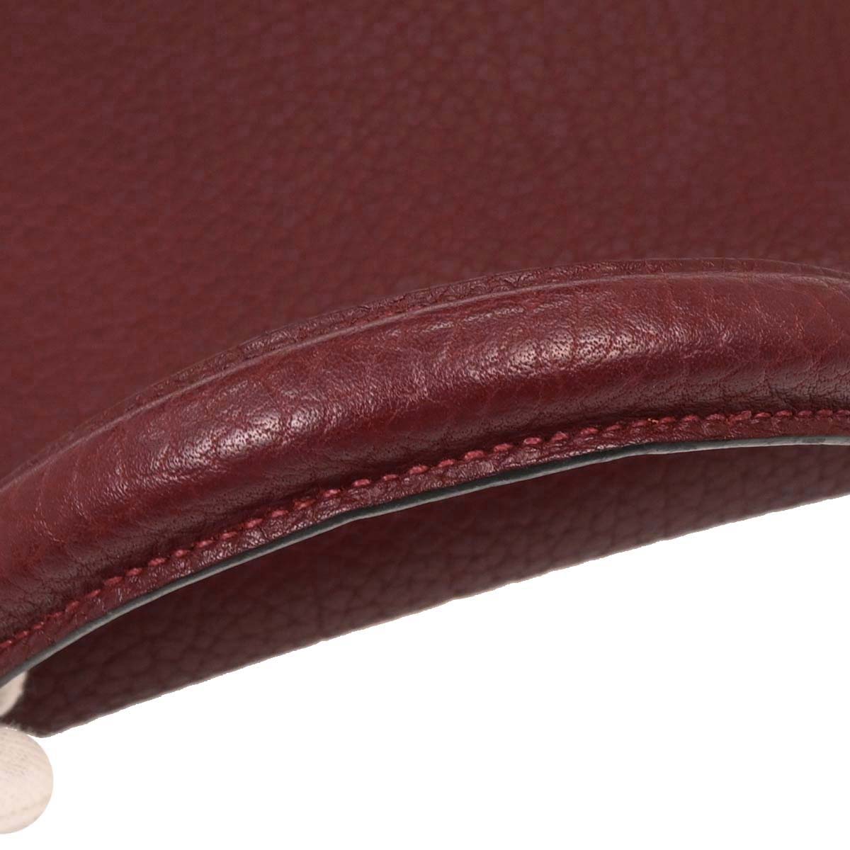 Hermes Bordeaux Fjord Kelly 32 Retourne 2way Shoulder Handbag
