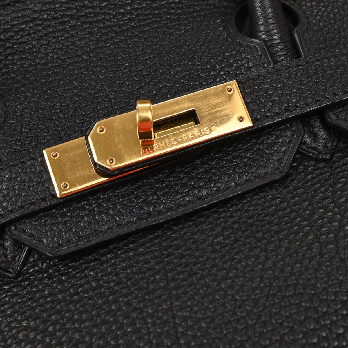 Hermes Black Togo Birkin 30 Handbag