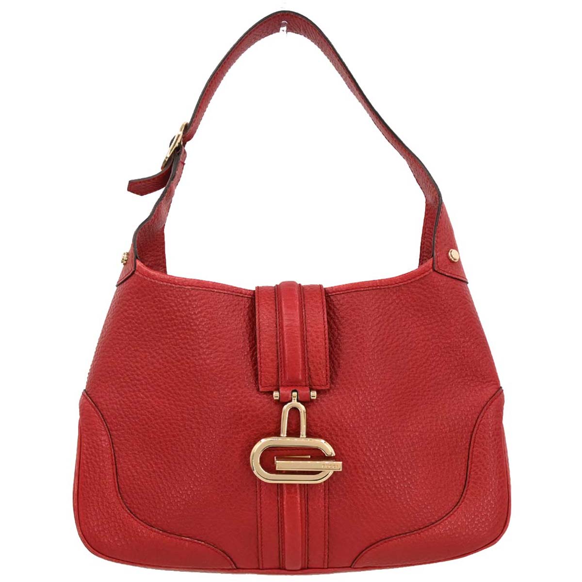 Gucci Red Leather Jackie Handbag