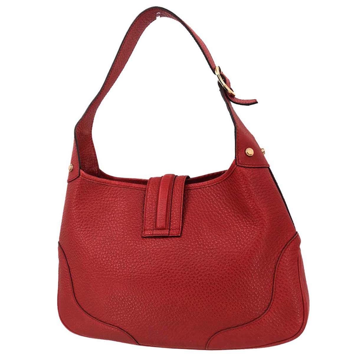 Gucci Red Leather Jackie Handbag