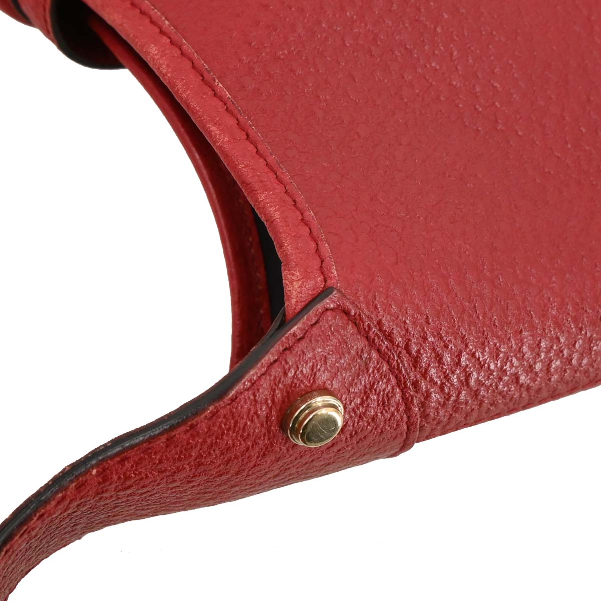 Gucci Red Leather Jackie Handbag