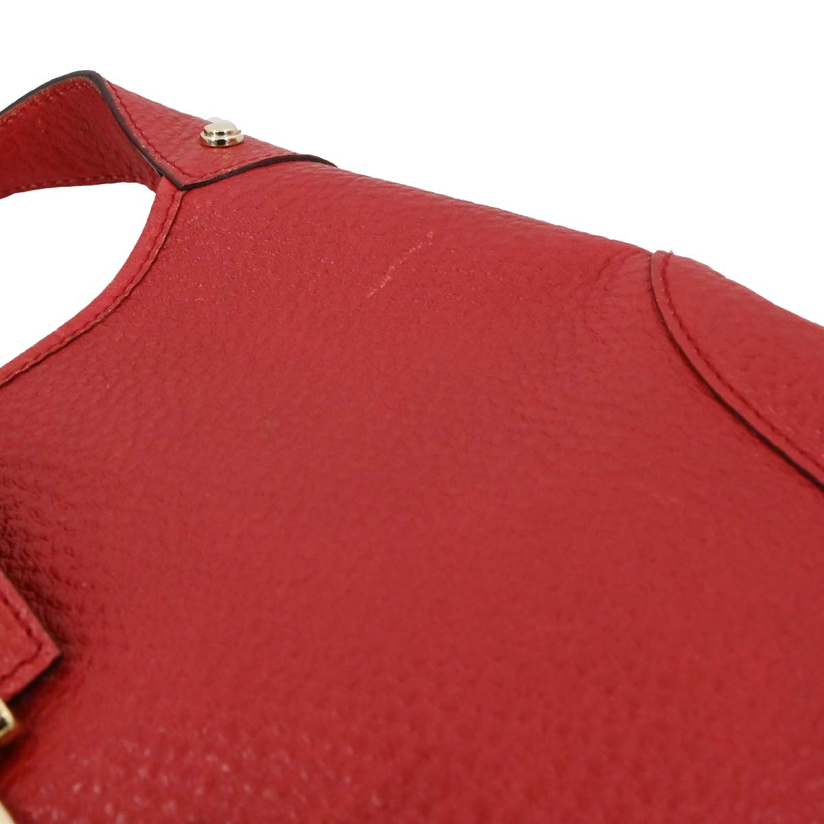 Gucci Red Leather Jackie Handbag