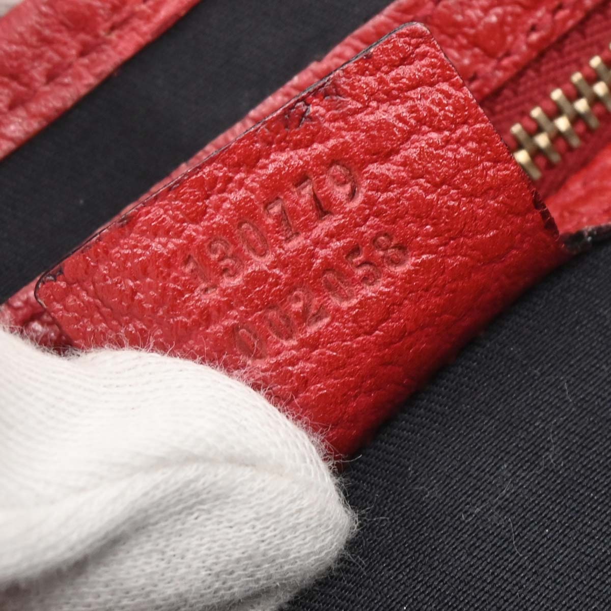 Gucci Red Leather Jackie Handbag