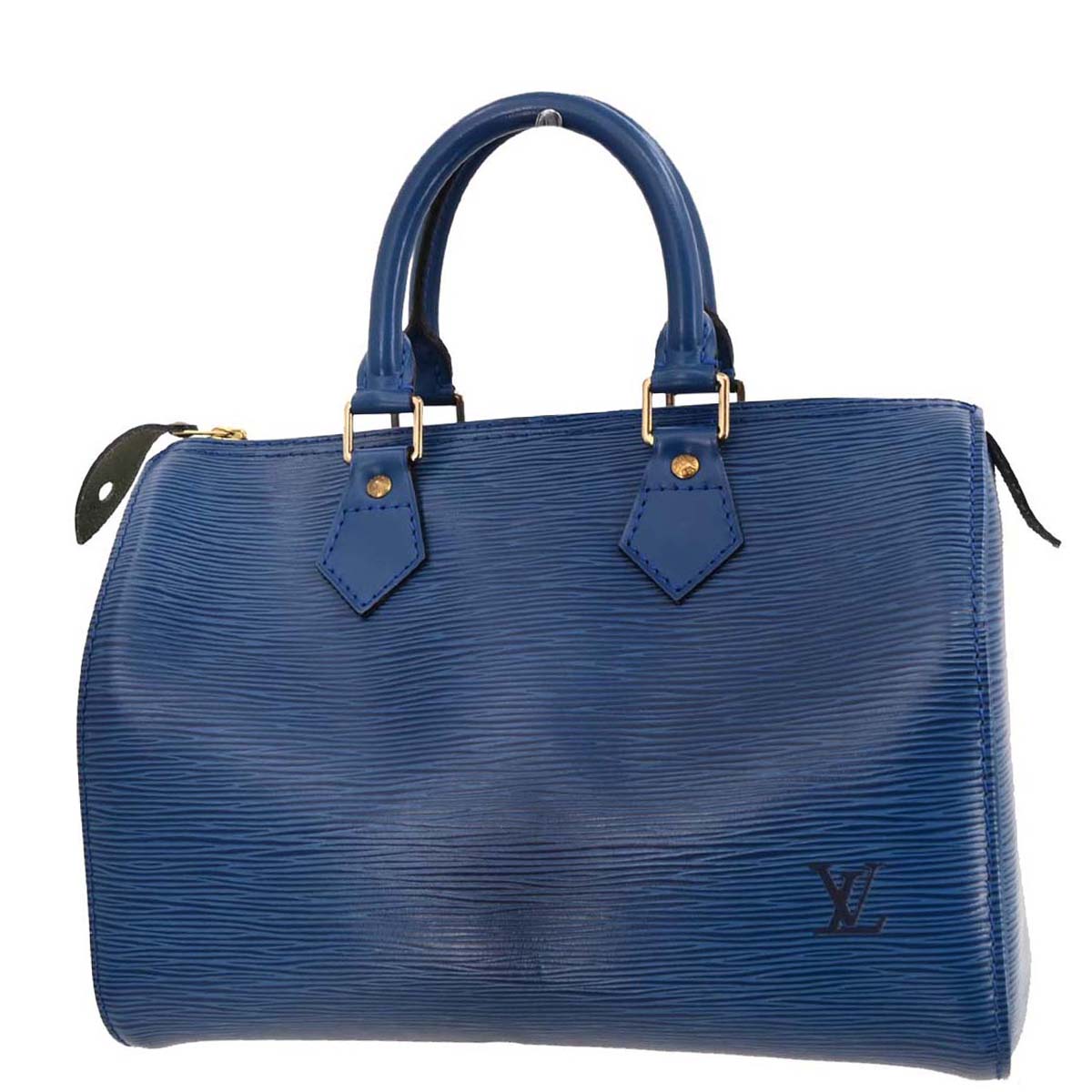Louis Vuitton Blue Epi Speedy 25 Handbag M43015