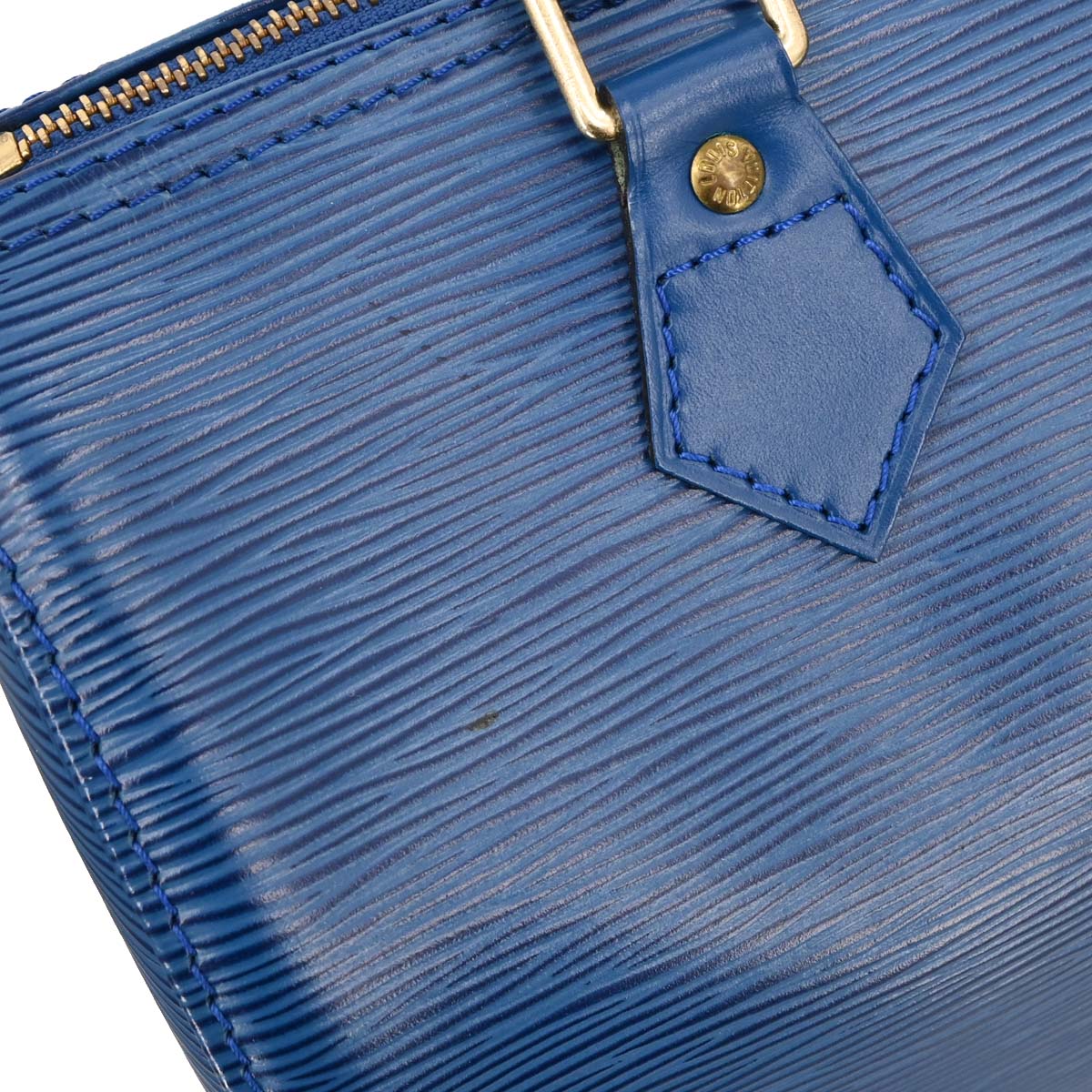 Louis Vuitton Blue Epi Speedy 25 Handbag M43015