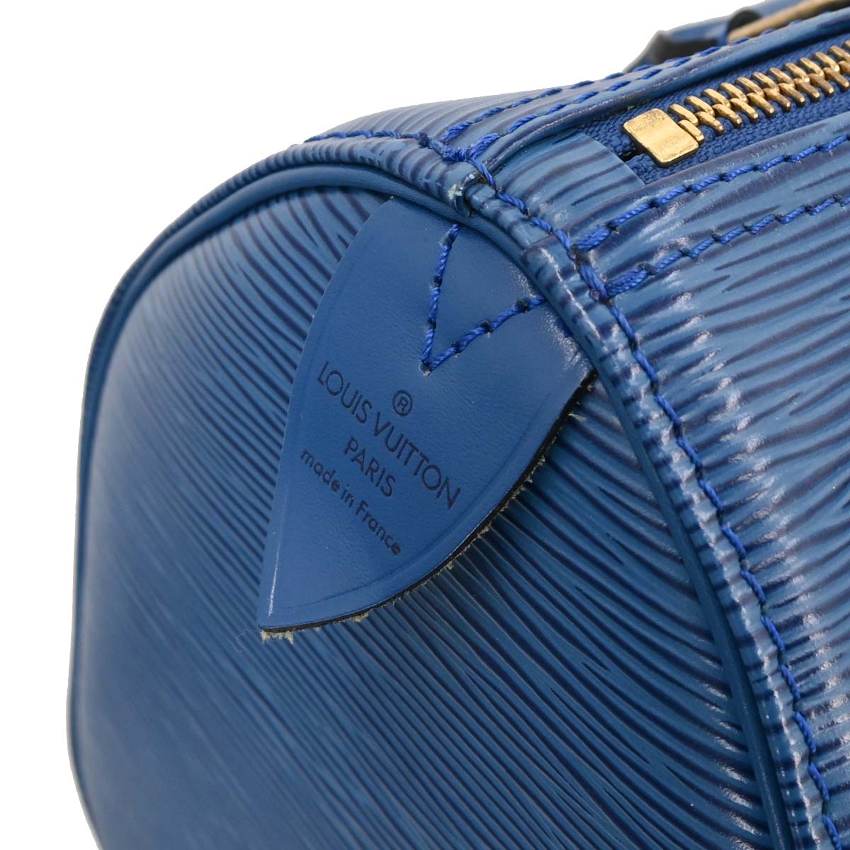 Louis Vuitton Blue Epi Speedy 25 Handbag M43015