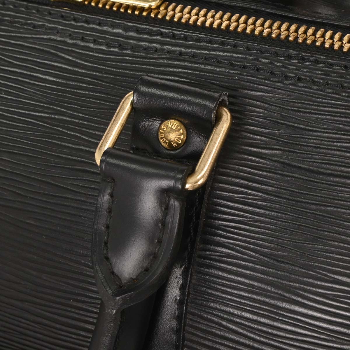 Louis Vuitton Black Epi Keepall 45 Travel Handbag M42972