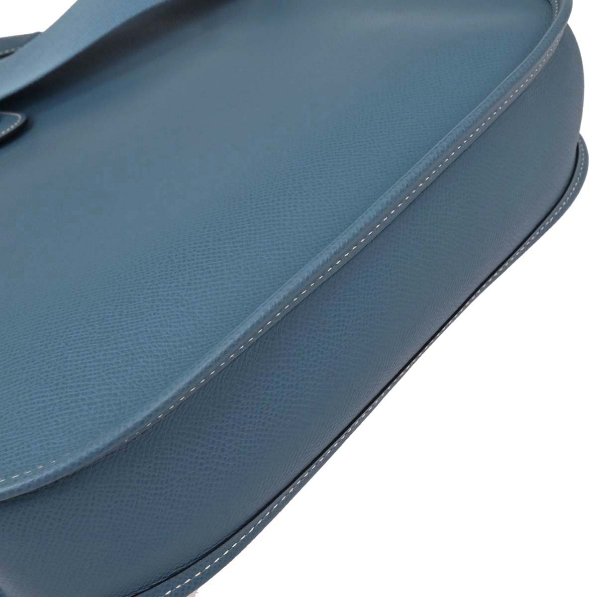 Hermes Blue Jean Epsom Evelyne 1 PM Shoulder Bag