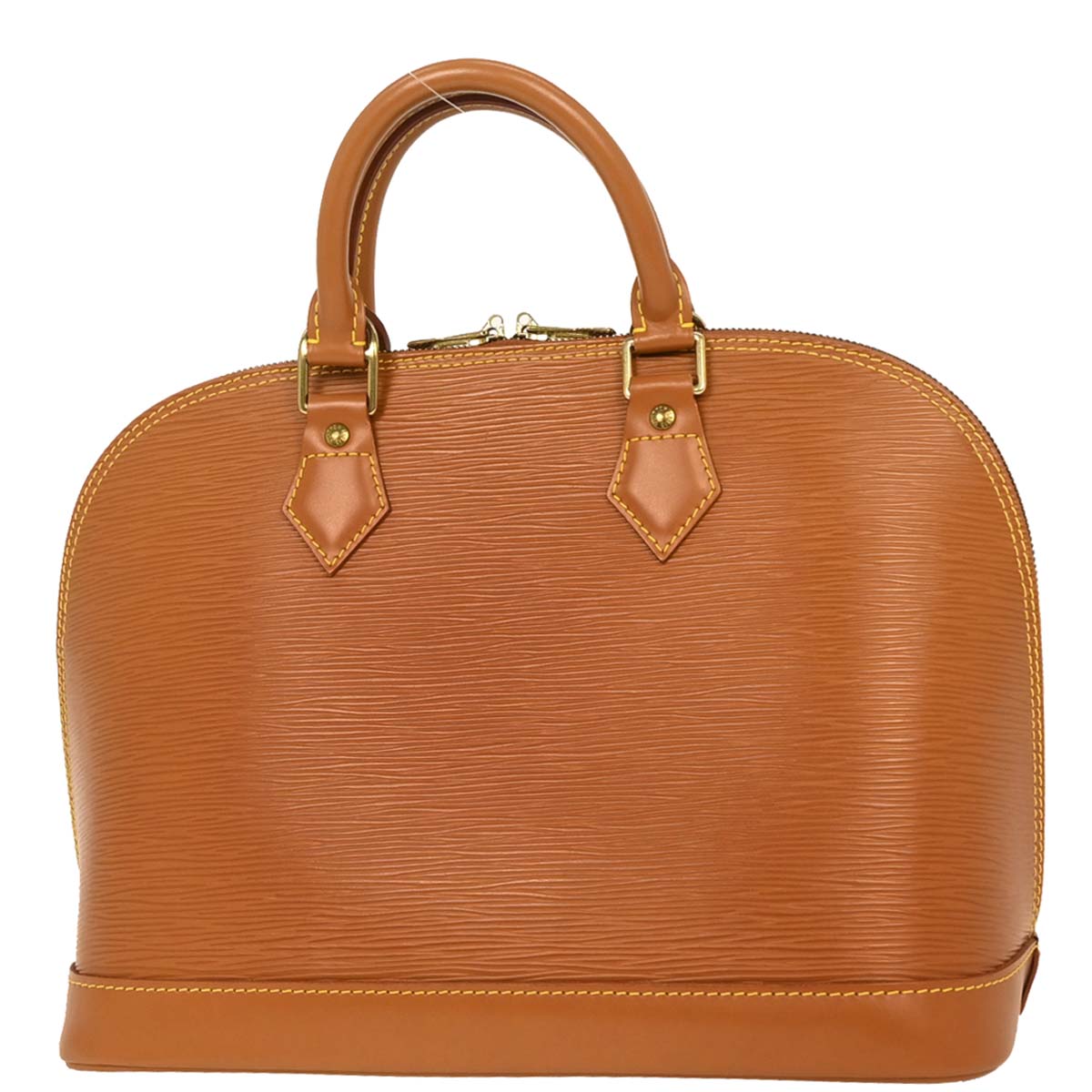 Louis Vuitton Brown Epi Alma Handbag M52148