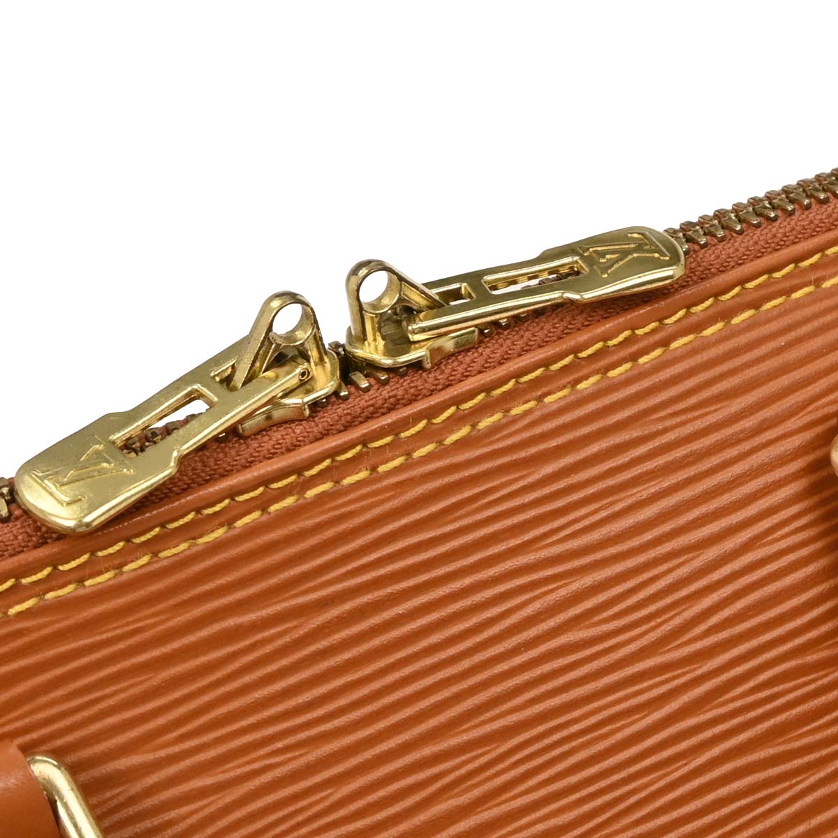 Louis Vuitton Brown Epi Alma Handbag M52148