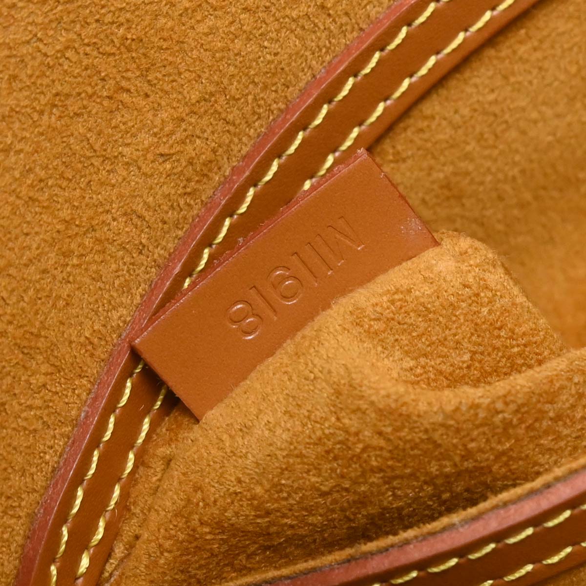 Louis Vuitton Brown Epi Alma Handbag M52148