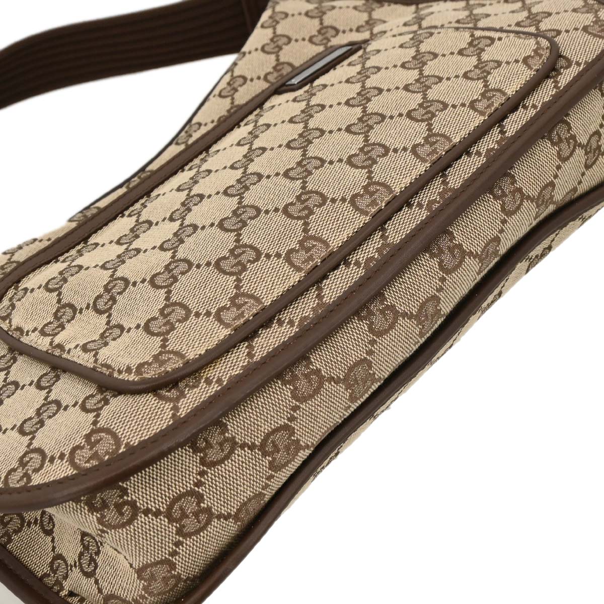 Gucci Beige Canvas GG Hobo Handbag