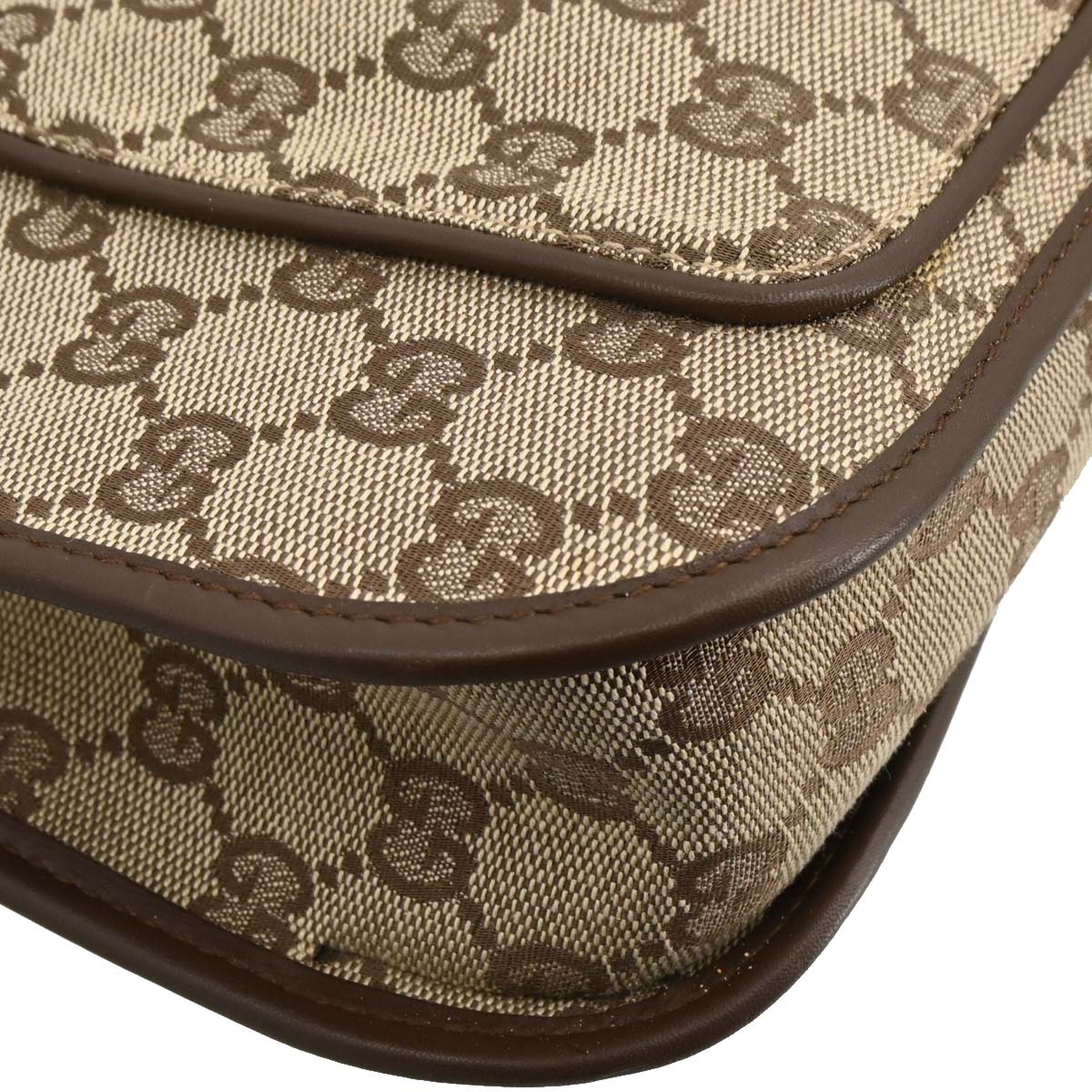 Gucci Beige Canvas GG Hobo Handbag
