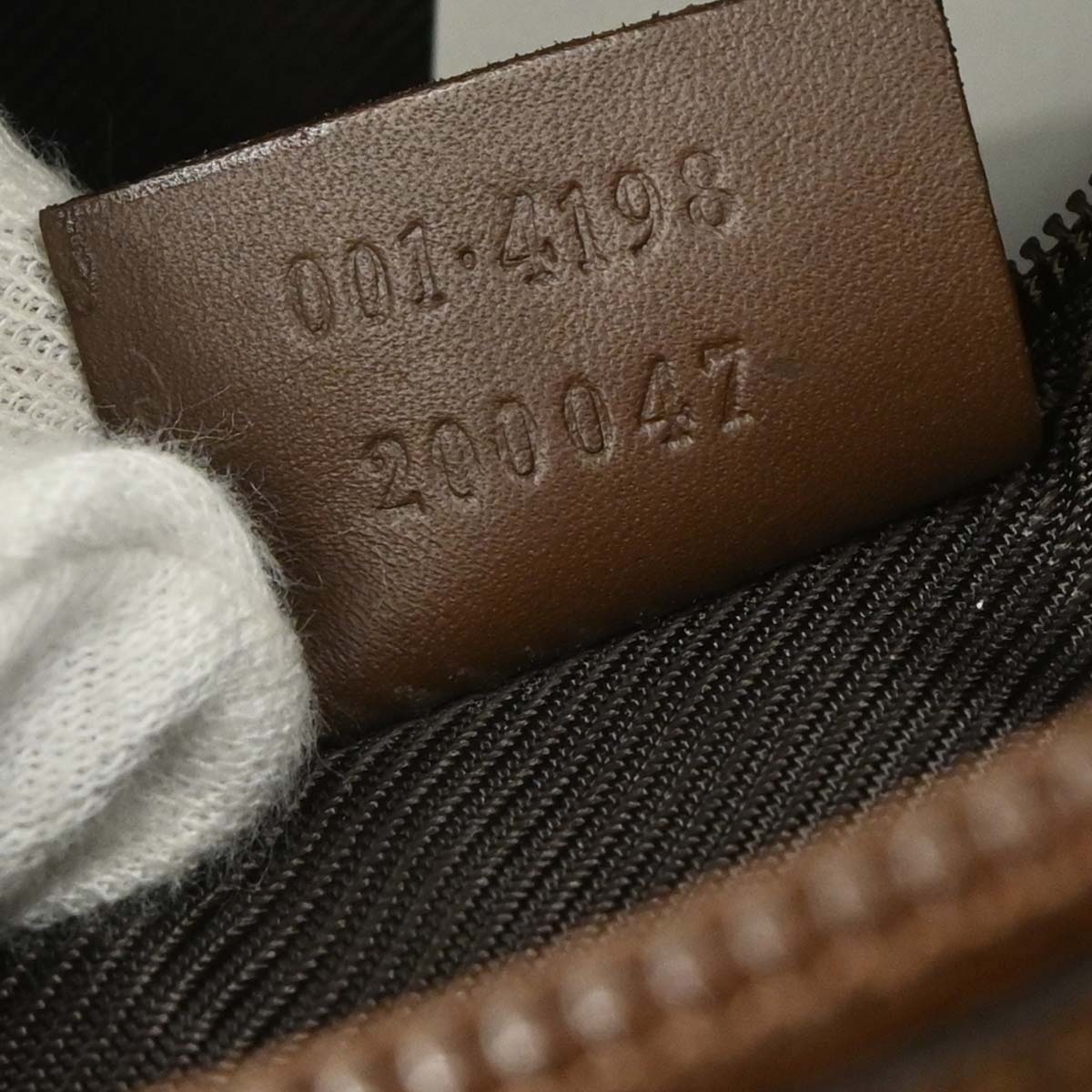 Gucci Beige Canvas GG Hobo Handbag