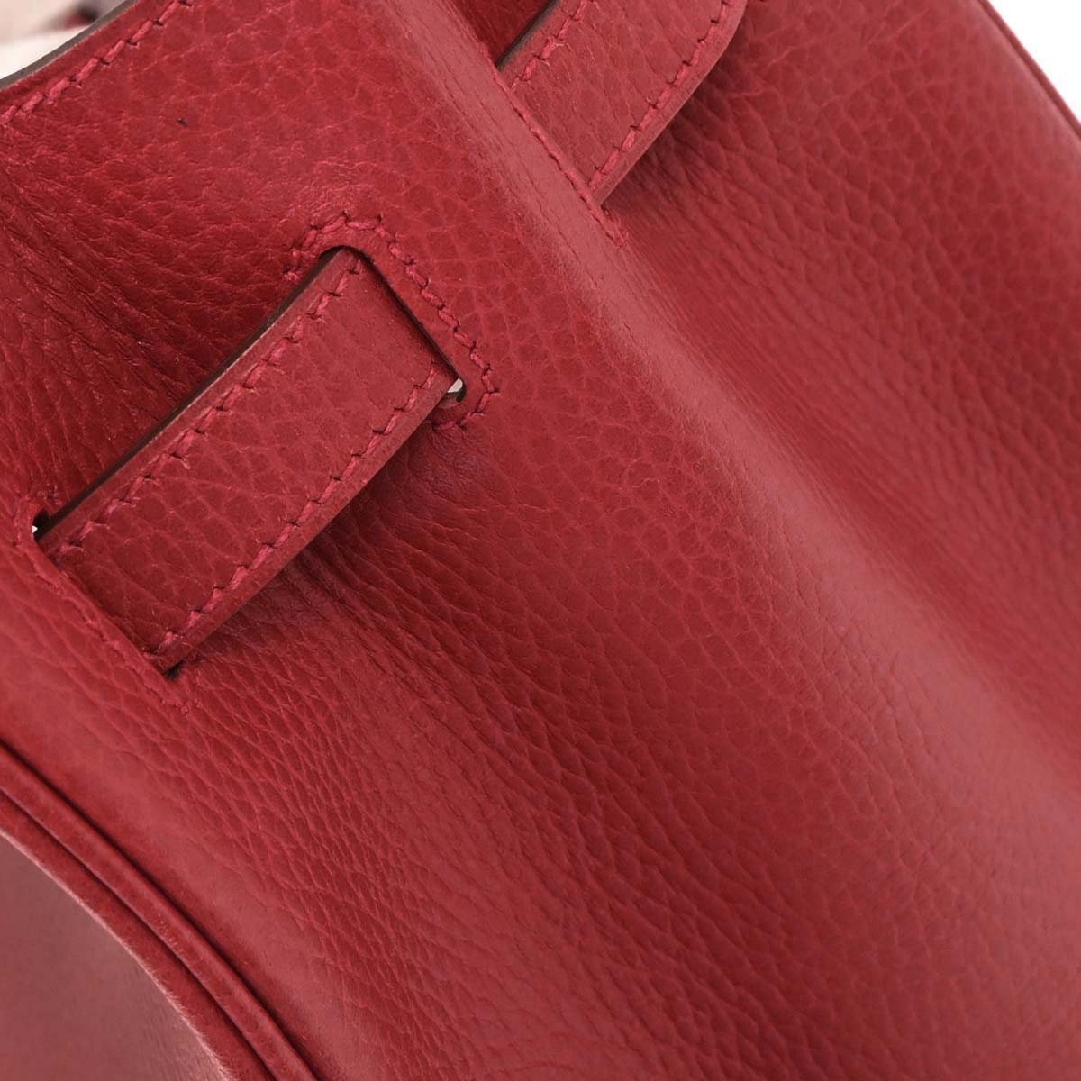 Hermes Rouge Casaque Ardennes Birkin 35 Handbag
