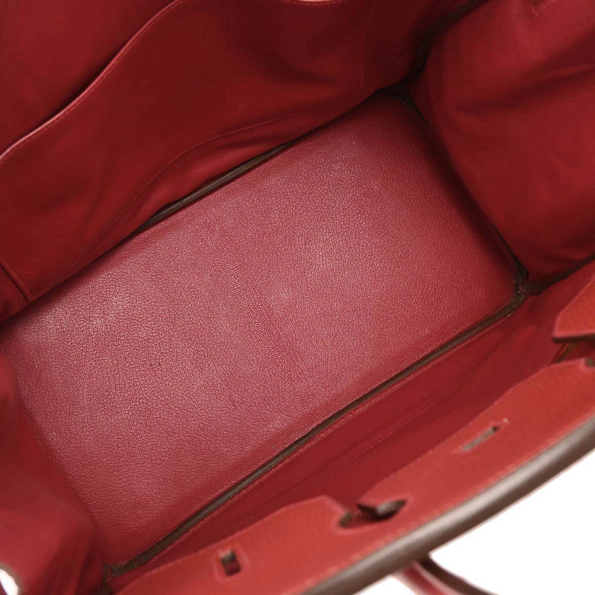 Hermes Rouge Casaque Ardennes Birkin 35 Handbag