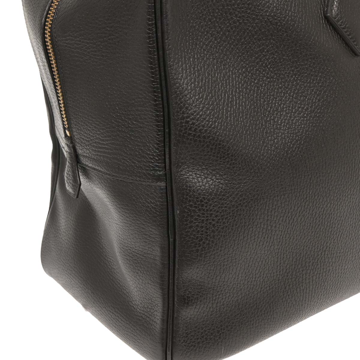 Hermes Black Ardennes Plume 45 Duffle Handbag
