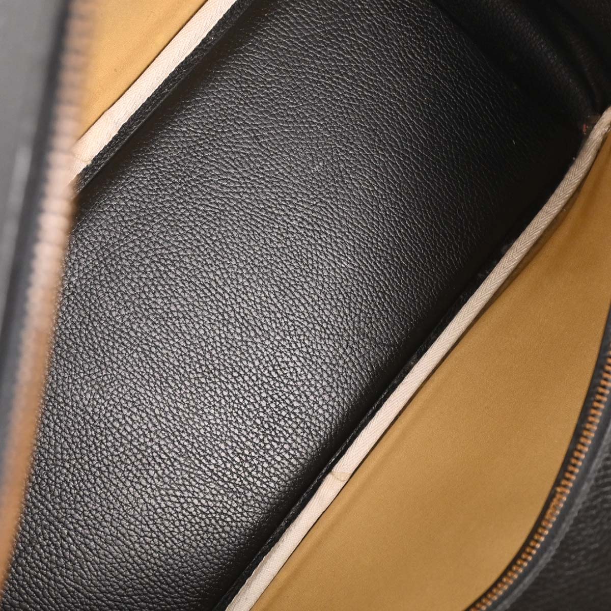 Hermes Black Ardennes Plume 45 Duffle Handbag