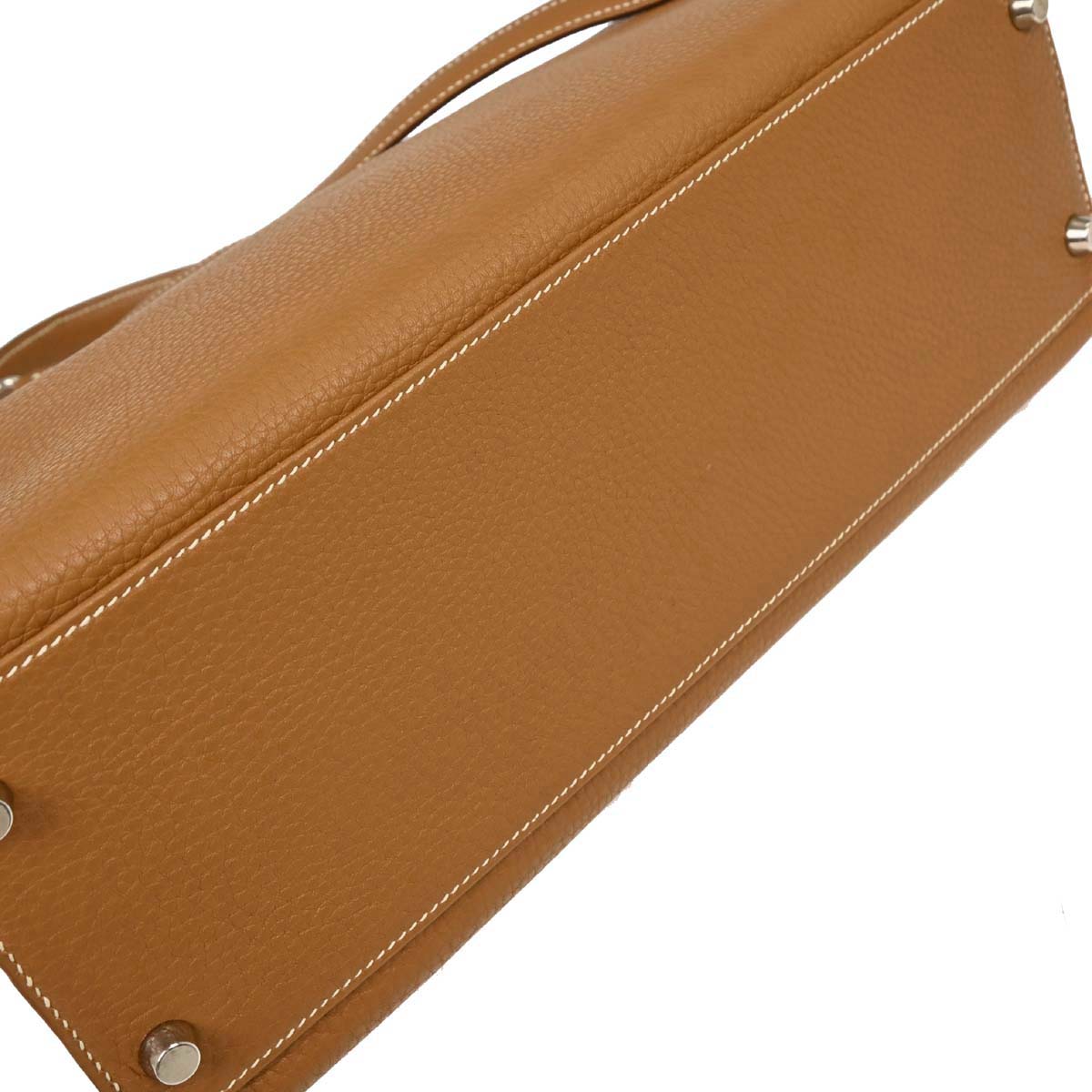 Hermes Gold Togo Kelly 32 Sellier 2way Handbag